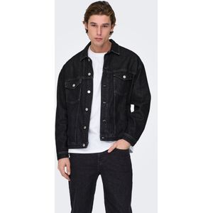 Jack - Effen - Denim - Normale Pasvorm