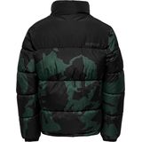 Onsmelvin - Puffer Jacket - Kort - Hoge Opstaande Kraag - Lange Mouwen - Polyester Voering