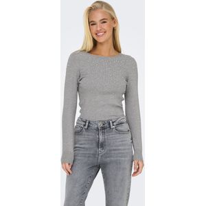Onlsoi - Gebreide Pullover - Parel Versiering - O-hals - Lange Mouwen
