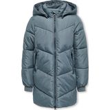 ONLY GIRLS - Puffer Jas - Winddicht - Met Capuchon - Lange Mouwen - Gevoerd