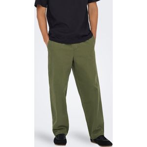 Only & Sons - ONSTIMES - Broek - Groen - Regular Fit - Lang