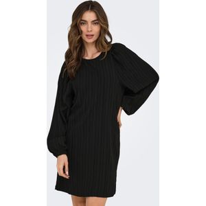 JDY - Korte Jurk - Zwart - Regular Fit - Lange Mouwen