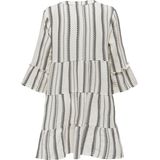ONLY - Jurk - Marine - Gestreept - Katoen - Lange Mouw