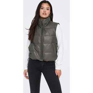 Trenchwaistcoat - Zacht - Hoge Hals - Lange Mouwen - Kort