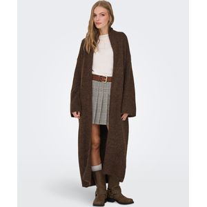 ONLY - ONLAzu - Gebreide Mantel - Donkerbruin