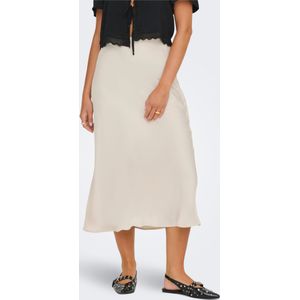 Jdyurba - Midi-rok - Satijn - Midi-lengte - Elastische Tailleband