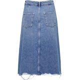 Onlfarran - Denim Rok - Midi-lengte - High Waist - Mid Wash