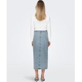 ONLY - Onllian HW Pocket Midi Rok - Lichtblauw - Denim