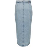 ONLY - Onllian HW Pocket Midi Rok - Lichtblauw - Denim