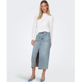 ONLY - Onllian HW Pocket Midi Rok - Lichtblauw - Denim