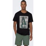 Onstodd - T-shirt - Kleur - O-hals - Korte Mouwen - Regular Fit