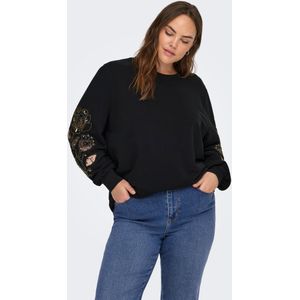 Carteresa - Sweatshirt - O-hals - Lange Mouwen - Regular Fit - Met Pailletten Detail