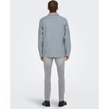 Onsdago - Denim Overhemd - Blauw - Katoen - Lange Mouwen - Regular Fit