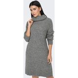 JDY - Jdybigum - Gebreide Jurk - Waterval Hals - Lange Mouwen - Knielengte
