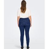 ONLY CARMAKOMA - High Waist Skinny Fit Jeans - Licht Verwassen Dark Denim Look