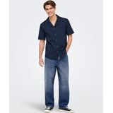 FADE - Loose Fit Jeans - Blauw - Katoen - High Waist