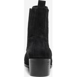 Laarzen - Zwart - Suède - Blokhak - Puntneus