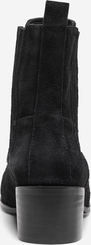 Laarzen - Zwart - Suède - Blokhak - Puntneus