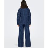 Onledie - Denim Jas - Licht Verwassen Dark Denim Look - Lange Mouwen - Knoopsluiting