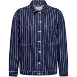 Onledie - Denim Jas - Licht Verwassen Dark Denim Look - Lange Mouwen - Knoopsluiting