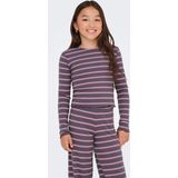 ONLY - KOGALLY - Longsleeve - Mauve - Geribbelde Kraag
