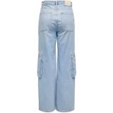 Only - Onlhope Ex Hw Wide Cargo Dnm Cro - Dames - Jeans