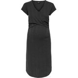 Olmlara - Midi-jurk - V-Hals - Korte Mouwen - Regular Fit