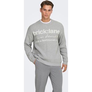 Onsruny - Gebreide Pullover - O-hals - Lange Mouwen - Jacquard - Relaxed Fit