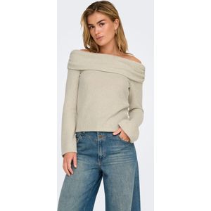 Onllydia - Sweatshirt - Grijs - O-hals, Lange Mouwen, Regular Fit, Polyester