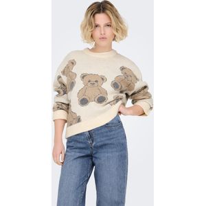 Onlted - Gebreide Pullover - O-hals - Lange Mouwen - Regular Fit