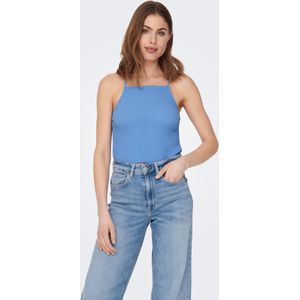 Onlnova - Gesmokte Top - Zwart - Katoen