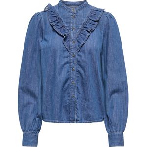 Onldasha - Denim Overhemd - Mid Wash - Lange Mouwen - Regular Fit