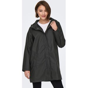 Regenjas - Waterdicht - Capuchon met Verstelbaar Koord - Knoopsluiting