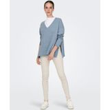 Gebreide Pullover - V-Hals - Lange Mouwen - Oversized Fit