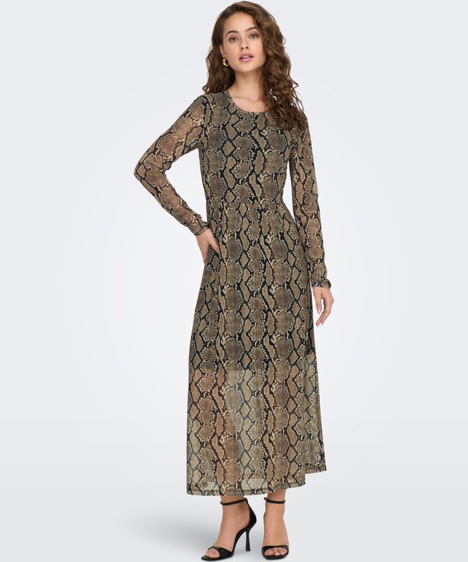 Jdyanima - Lange Jurk - Regular Fit - O-hals - Lange Mouwen