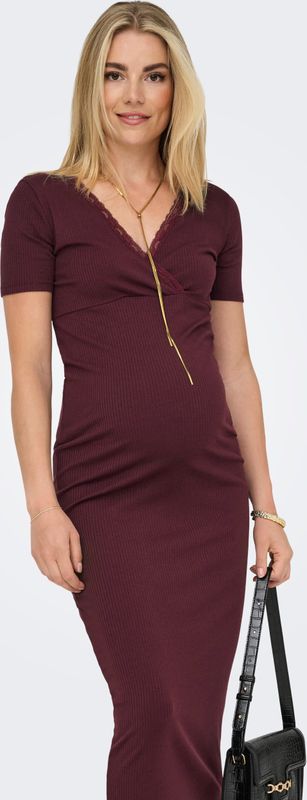 Olmipass - Midi-jurk - Bi-stretch - Kanten Detail - Regular Fit