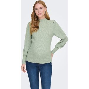 Olmkatia - Gebreide Pullover - Zacht - Hoge Hals - Lange Mouwen - Ballonmouwen