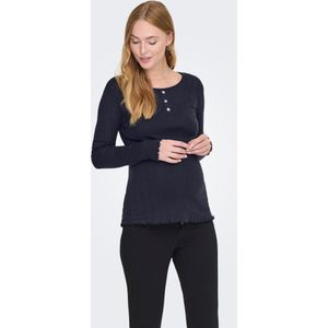 Only - OLMVISTA - T-shirt - Navy / Wit - 2 Pack - Lange Mouw