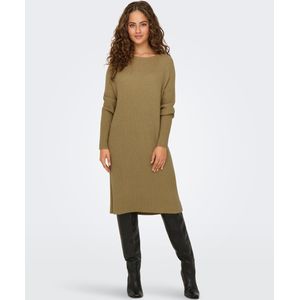 Onlfia - Korte Jurk - Gebreide Jurk - O-hals - Lange Mouwen - Regular Fit