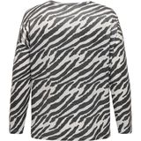 Carkaya - Top - O-hals - Lange Mouwen - Regular Fit