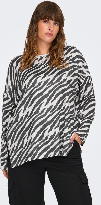 Carkaya - Top - O-hals - Lange Mouwen - Regular Fit