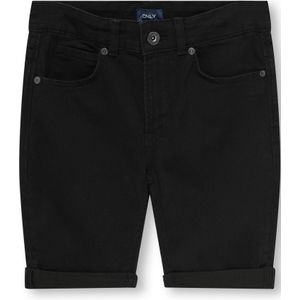 ONLY - Jeans - Zwart - Knielengte - Regular Pasvorm