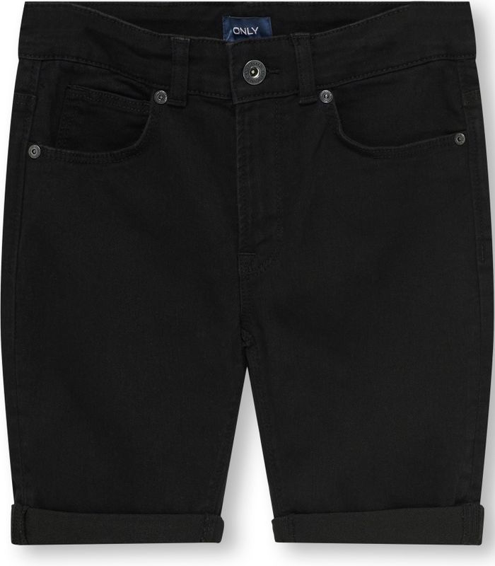 ONLY - Jeans - Zwart - Knielengte - Regular Pasvorm