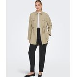 Onlnadine - Tussenjas - Gespreide Kraag - Knoopsluiting - Voorzakken