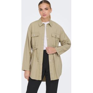 Onlnadine - Tussenjas - Gespreide Kraag - Knoopsluiting - Voorzakken