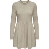 Only - Model 'FIA' - Gebreide Jurk - Viscosemix - Effen/Gestructureerd