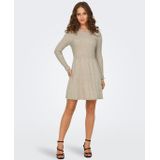 Only - Model 'FIA' - Gebreide Jurk - Viscosemix - Effen/Gestructureerd