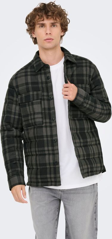 Only & Sons - GUDMUND - Overhemdjack - Tartanmotief - Regular Fit - Puur Katoen