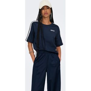 Sweatstof Top - O-hals - Korte Mouwen - Regular Fit - Zacht en Elastisch