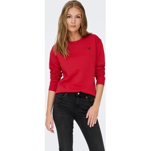 Jdyparis - Sweatshirt - Regular Fit - O-hals - Lange Mouwen - Parel Versiering